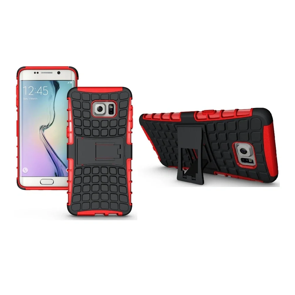 NEW 2-PACK GALAXY s6 CELL PHONE CASE ARMOUR GRIP
